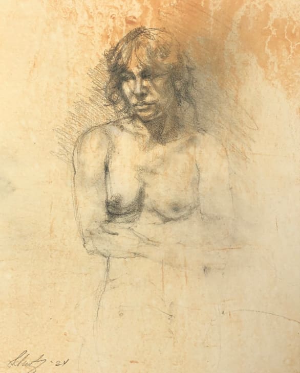 Figure With Arms Crossed