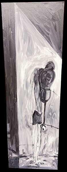 Jacob's Performance Art #1 (Orquevaux, France) Painting