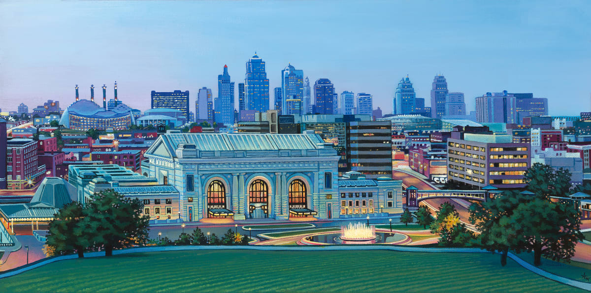 The Kansas City Skyline (Canvas Print)