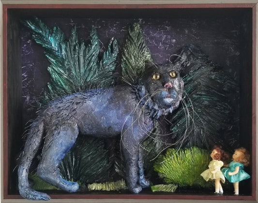 A Large Cat Comes