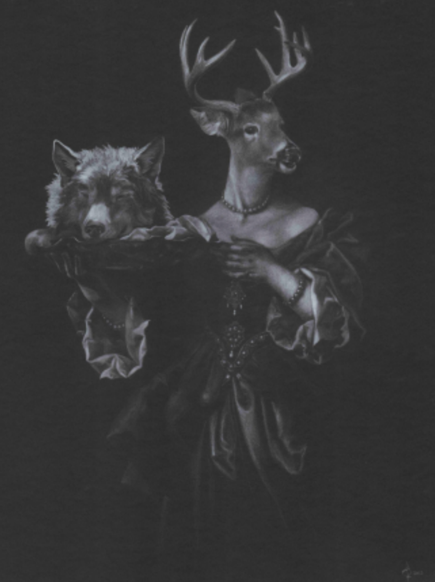 ”She Is a Mad Woman, Is She Not?” Print