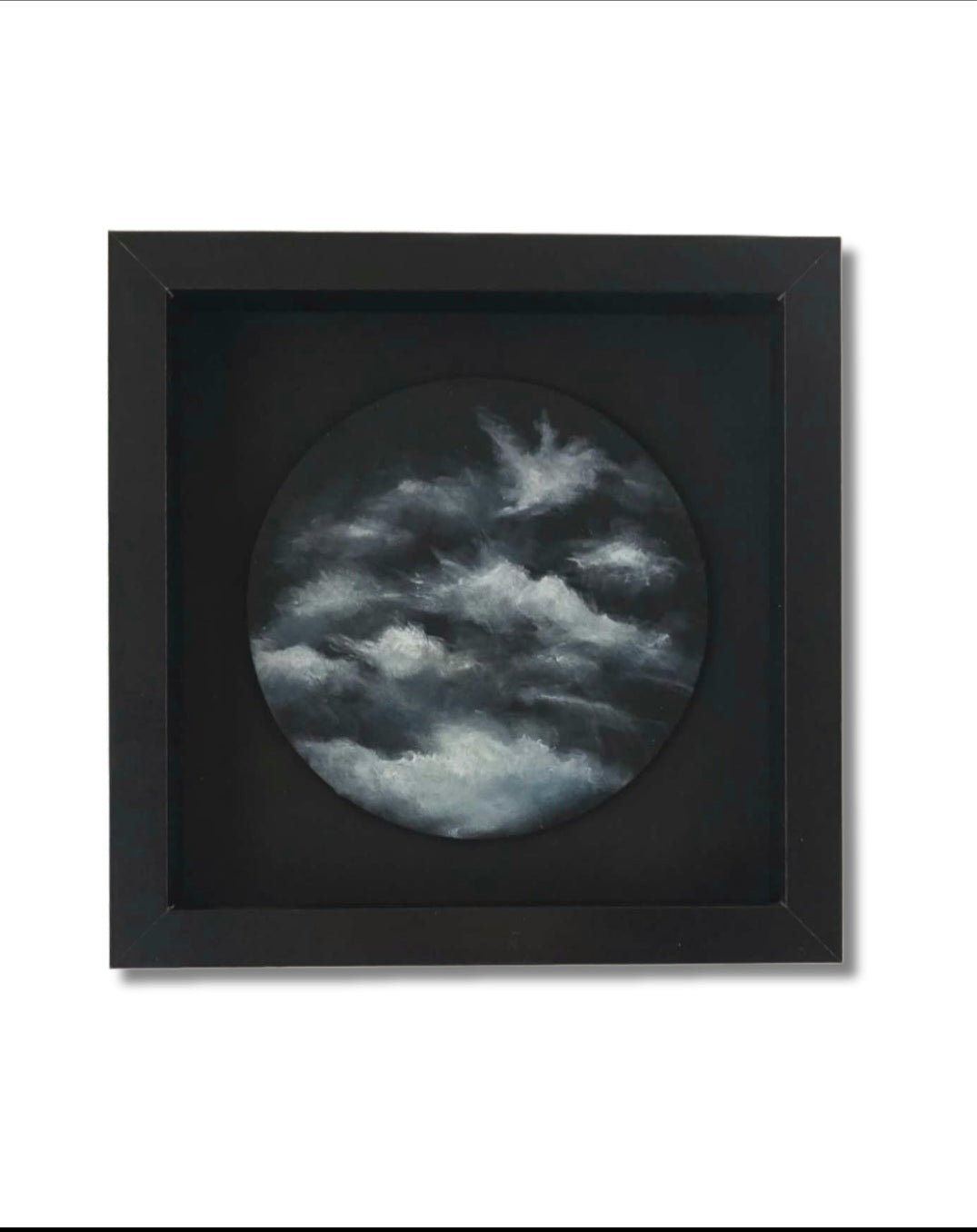 Weightless Dark
Framed Original Oil Cloud Painting (6 × 6)