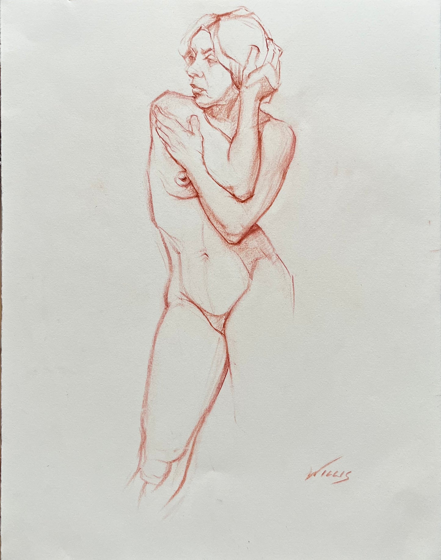 Figure Study in Red