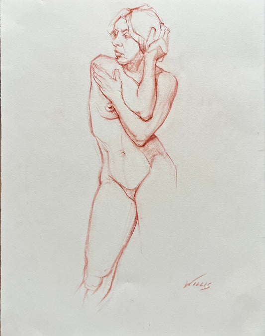 Figure Study in Red